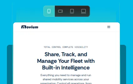 Responsive UI generation image